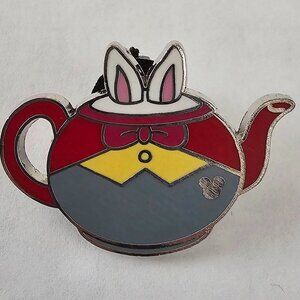 DISNEY Pin Trading ~ Alice in Wonderland/White Rabbit 5/5~Hidden Mickey~2014-P02
